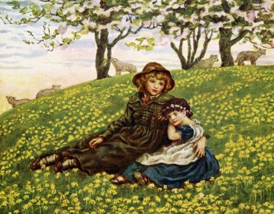 Bruder und Schwester von Kate Greenaway